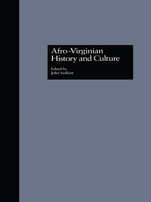 cover image of Afro-Virginian History and Culture